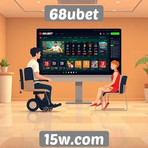 Acessibilidade e interface do usuário do 68ubet