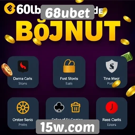 Exploração das funcionalidades de bônus no 68ubet