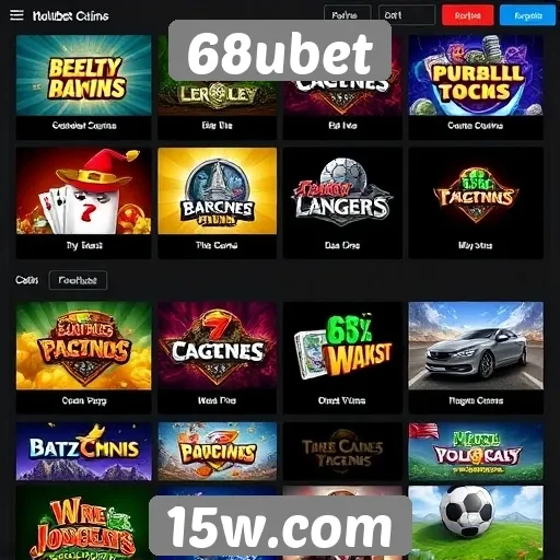 Análise das opções de jogos oferecidas pelo 68ubet