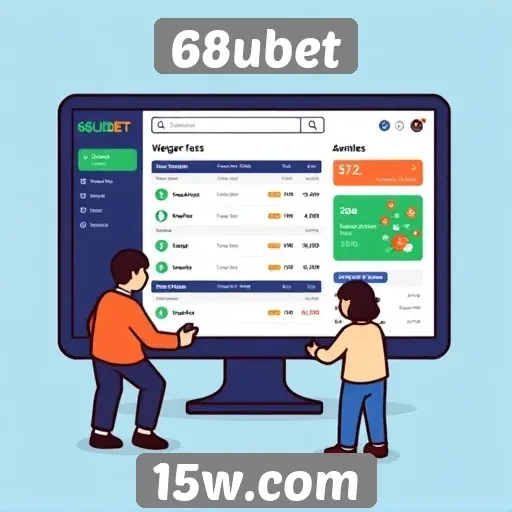 Interface e experiência do usuário no 68ubet